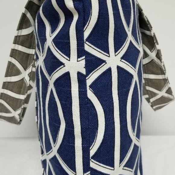 Handmade Navy & Grey Tote - Picture 3 of 3